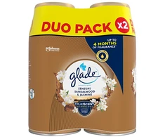 Glade Sensual Sandalwood &amp; Jasmine air freshener refill set 2 x 269 ml
