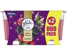 Glade kvapiųjų žvakių rinkinys „Žiemos uogos“ 2 x 112 g