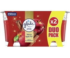 Glade šiltų obuolių pyrago kvapiųjų žvakių rinkinys, 2 x 112 g