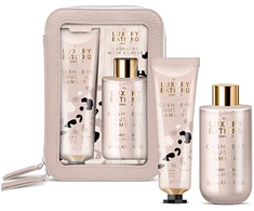 Grace Cole Body Care Gift Set in a Pouch - Cashmere, Musk &amp; Amber, 2pcs