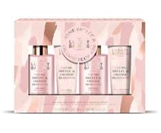 Grace Cole Creme Brulée &amp; Oranžinis Blossom Body Care Gift Set 4 pcs
