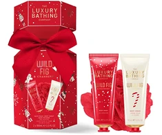 Grace Cole Fig &amp; Cranberry Body Care Gift Set with Sponge 3 pcs
