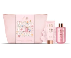 Grace Cole Dovanų rinkinys kosmetinėje Peony, Peach &amp; Raspberry 3 vnt.