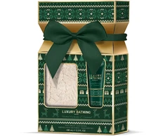 Grace Cole Foot Care Set ( Pistácie &amp; Karamel ) - Dárková sada s ponožkami ( 2 ks )