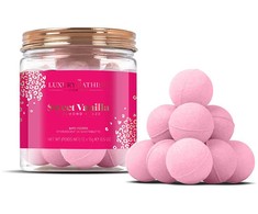 Grace Cole Sparkling bath balls Vanilla &amp; Almond 12 x 15 g