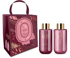 Grace Cole Velvet Plum &amp; Soft Suede Mini Body Care Gift Set 2 pcs