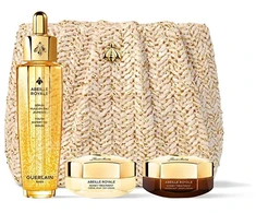 Guerlain „Abeille Royale Youth Watery Oil“ serumo rinkinys veidui: serumas 50 ml + dieninis kremas 15 ml + naktinis kremas 15 ml + kosmetinė