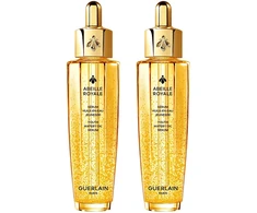 Set Duo, Guerlain, Abeille Royale Youth Watery Oil, Repairing, Day and Night, Serum, For Face, 2 pcs, 50 ml