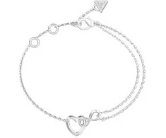 Guess Žavinga širdies ir begalybės apyrankė Iconique JUBB05531JWRH