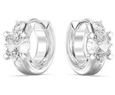 Guess Circle earrings with zircons Piercing Studio JUBE06270JWRHT/U
