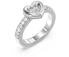 Biżuteria GUESS JUBR05464JWRH. Pierścionek, Kolor pilka. Kobieta.