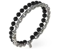 Guess Vyriška Apyrankė JUMB04051JWSTBKS