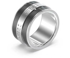 Guess Fashion steel ring Legacy JUMR03209JWSTBK