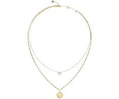 Guess Auksu padengtas dvigubas vėrinys „Laukinė gėlė“ JUBN05507JWYGT/U