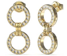 Biżuteria GUESS JUBE03166JWYG. Kolczyki, Kolor auksinė. Kobieta.