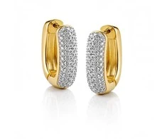 Guess Gold-plated earrings with zircons Nuances JSBE04532JWYGT/U