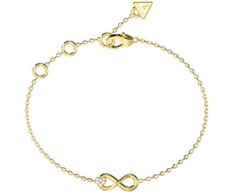 Guess Gold-plated Infinity Bracelet Love Bites JUBB06048JWYG