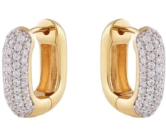 Guess Gold-plated earrings with zircons Nuances JSBE04532JWYGT/U