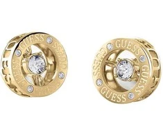 Guess Auksuoti auskarai su įsmeigtukais JUBE01464JWYGT/U