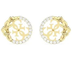 Guess Auksuoti auskarai su smeigtukais 4 Love JUBE05041JWYGT/U