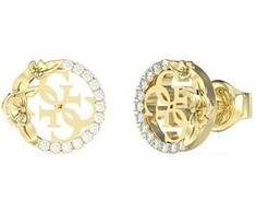 Guess Auksuoti auskarai su smeigtukais 4 Love JUBE05041JWYGT/U
