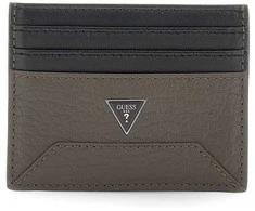 Guess Kožené pouzdro na karty SMBAGRLEA25-DKB