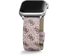 Guess Leather strap for Apple Watch (38 - 41 mm) - Rožinė CS2009S2