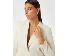 Guess Auksu padengtas vėrinys su cirkoniais Jardin JSBN04460JWYGT/U