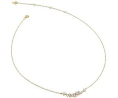 Guess Auksu padengtas vėrinys su cirkoniais Jardin JSBN04460JWYGT/U