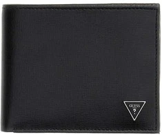 Guess Men's leather wallet SMCSLELEA20-BLA