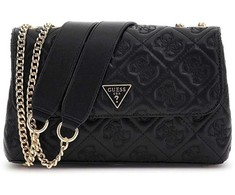 Juoda torebka Guess Adelasia na ramię i crossbody