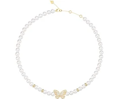 Guess Pearl choker pakabukas Borboleta JUBN06120JWYGT/U
