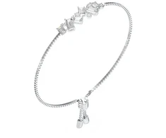 Guess Plieninė apyrankė su kristalais ir cirkoniais sietynas JUBB05363JWRHT/U