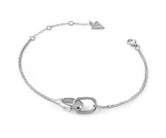 Guess Sidabrinis ladies bracelet Nuances JSBB04559JWRH
