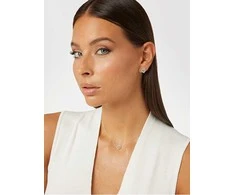 Guess Sidabrinis Heart Necklace Jardin JSBN04459JWRHT/U
