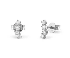 Guess Sidabrinis stones with zircons Jardin JSBE04495JWRHT/U
