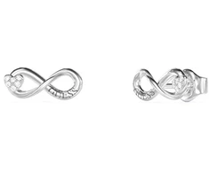 Guess Steel Earrings Infinity Love Bites JUBE06049JWRHT/U
