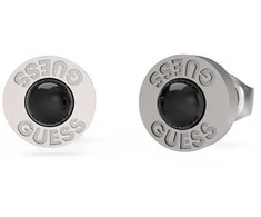 Guess Plieniniai auskarai su dirbtiniais perlais „Edgy Styles“ JUME04055JWSTBKT/U