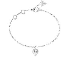 Guess Stunning steel bracelet Heart By Your Side JUBB06082JWRH