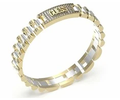 Guess stilinga auksiniu dengta apyranke vyrams Empire JUMB03200JWYGSTT/U
