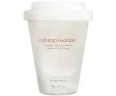 Haruharu Wonder Emir Brightening facial gel-cream Centella 5% Niacinamide (Radiance Gel Kreminis) 90 g 90.0ml korėjietiška veido priemonė Moterims