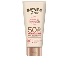 „Hawaiian Tropic“ švytintis apsauginis veido kremas su SPF50, 50 ml