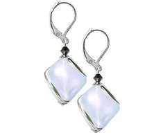 Hidden Passion delicate earrings with baltas Lampglas pearl ECH2/CHI