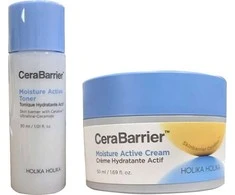 Holika CeraBarrier Moisture Active Kreminis Special Edition komplektas krem do twarzy 50ml + tonik do twarzy 30ml