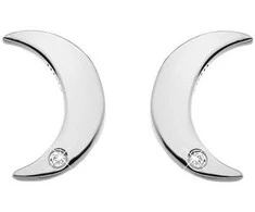 Hot Diamonds Amulets DE588 sterling sidabrinis auskarai su tikrais deimantais