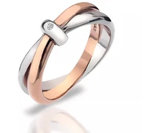 Hot Diamonds Žiedinis amžinybės blokavimas DR112