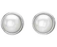 Hot Diamonds Charming sidabrinis auskarai su deimantais ir perlais Diamond Amulets DE712