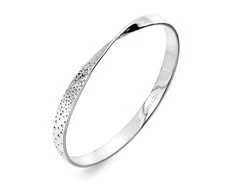 Hot Diamonds Charming sidabrinis tvirta apyrankė su deimantu Quest DC168