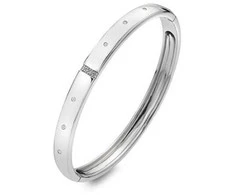 Hot Diamonds Elegant sidabrinis apyrankė su deimantais ir topazais Much Loved DC178