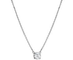 Hot Diamonds Fine sidabrinis pakabukas with topaz and diamond Tender DN167